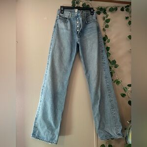 Agolde Light Blue High Rise Women Jeans